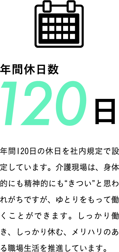 年間休日数120日